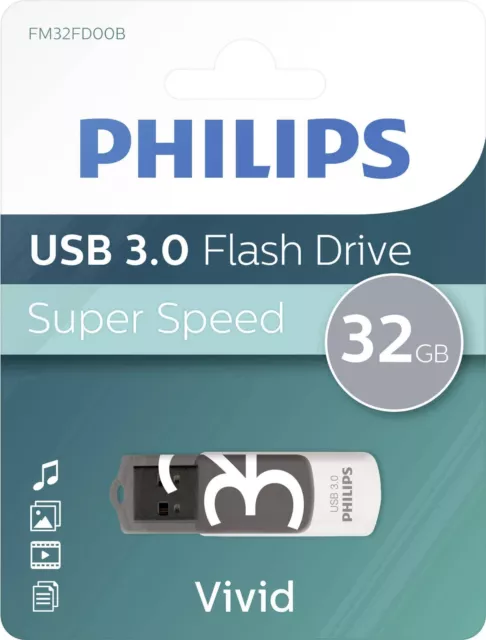 Clef usb 32go Philips cle usb 32 go Vivid USB 3.0 Flash Drive high Speed