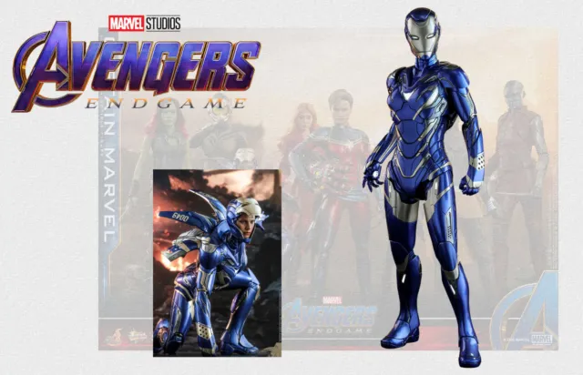 Hot Toys - MARVEL Avengers Endgame - RESCUE - Pepper Potts / Iron Man - NUOVO!