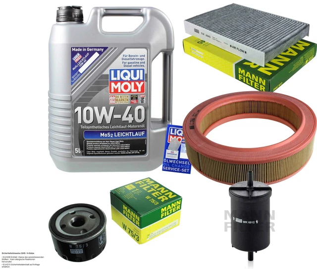 KIT ISPEZIONE FILTRO Liqui Moly Olio 5L 5W-30 per Opel Astra F Cc 53 _54_ 58 EUR 88,42 - FR