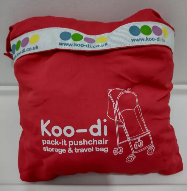 Koo-di Travel & Storage Bag for Pushchairs Buggies Prams RED