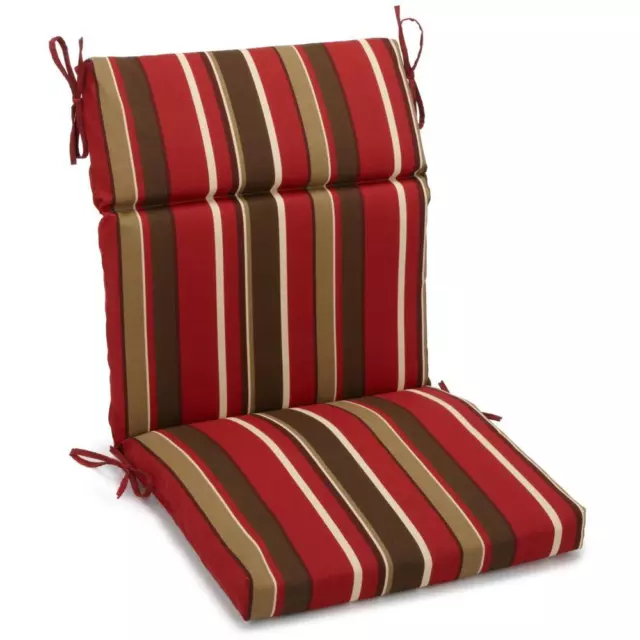 22-inch by 45-inch Spun Polyester Patterned Outdoor Squared Seat/ Back Chair Cus