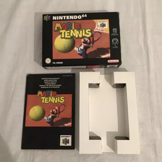 Mario Tennis Nintendo 64 - Version Pal - Sans Cartouche De Jeu N64