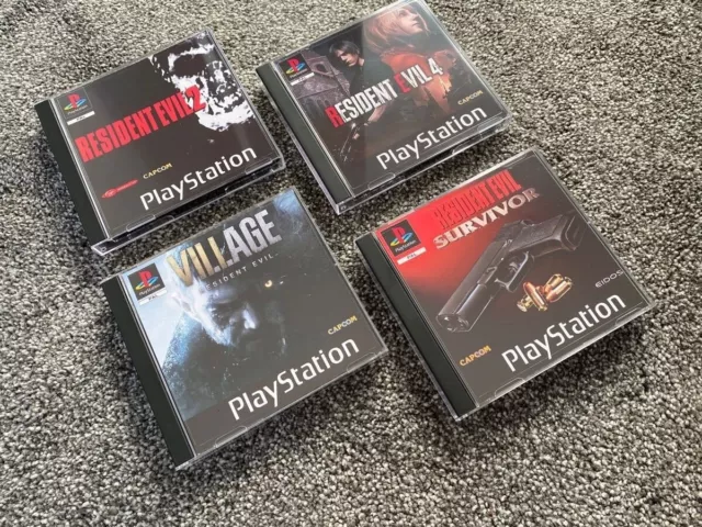 Thanks to u/terassan for re-creating the PS4 covers for RE Origins  Collection, RE4, 5 and 6 with the new logo presented on RE2/RE3 remakes. :  r/residentevil