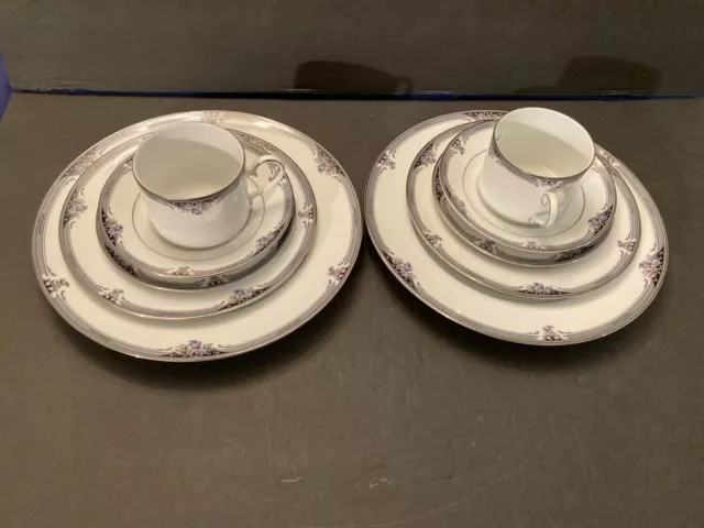 Noritake Squirewood (two) (new) 5-piece place settings