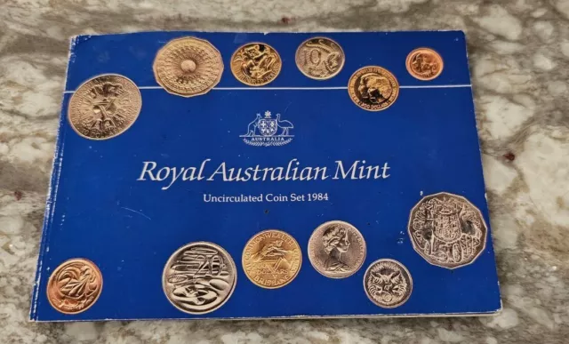 1984 Royal Australian Mint Uncirculated 6-Coin Set Australia Coins (T)