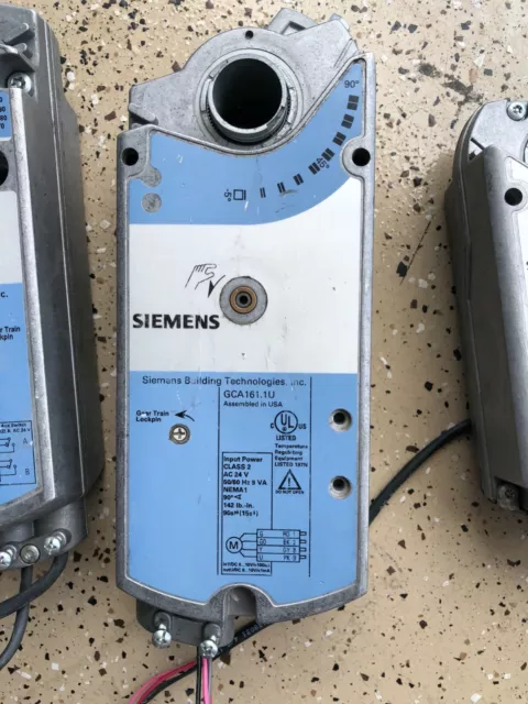 Siemens GCA161.1U Spring Return Electric Damper Open Air Actuator
