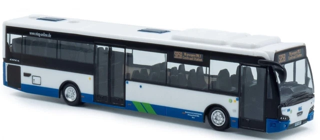 Modèle Réduit Bus VDL Futura CONTIKI Noir - Échelle 1/87 Hollandoto - Neuf (HOL8-1146)