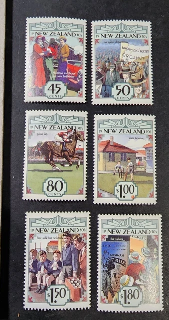N. Zealand  1993 Emerging Years The 1930's Set   MUH  E14