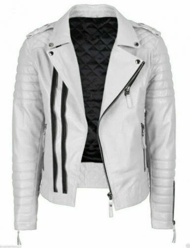 Gilet Motard Homme Cuir D'agneau Véritable Jaune – Sans Manches – Marque Abez Fashion