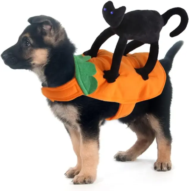 Vestito Cotone per Cani,Halloween Abbigliamento per Animali Domestici Costume Co