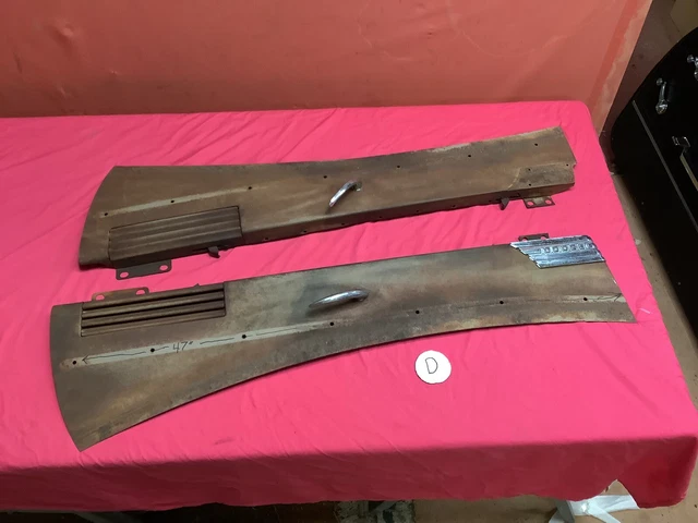 1939 Dodge Hood Sides. Original Pair.