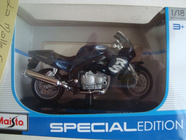 Modèle Réduit Moto Triumph TT 600 Bleu échelle 1/18 - Occasion, Jouet Collection, à Saisir