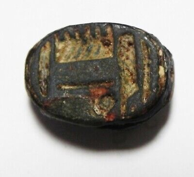 Zurqieh - As13187-  Ancient Egypt. New Kingdom Egyptian Bl Scarab. 1400-1200 B.c
