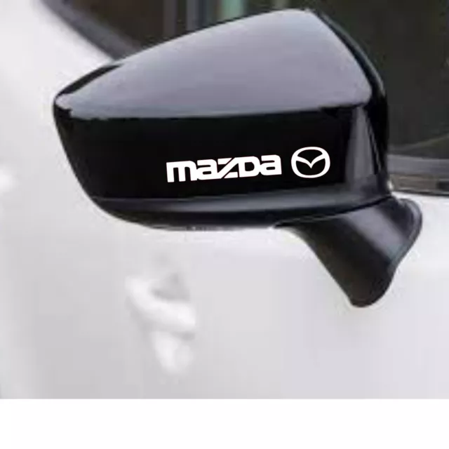 2 mazda Car wing mirror ,window, Bumper, dub, drift Vinyl  Decal Sticker