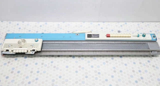 Máquina de tejer artesanal retro artesanal Brother Kh-587 M6108