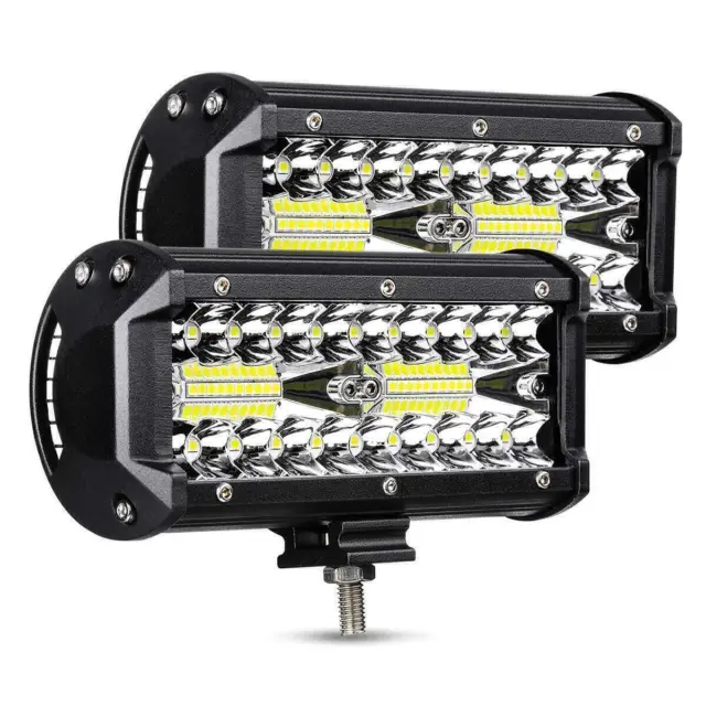 2X 3000W LED Work Light Bar Flood Spot Lights Driving Lamp Offroad Car Truck SUV