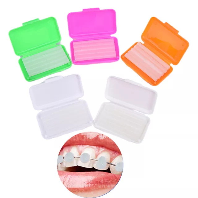 5Box Orthodontic Wax For Brace Gum Irritation Dental Oral Care Orthodontic`Or.~F