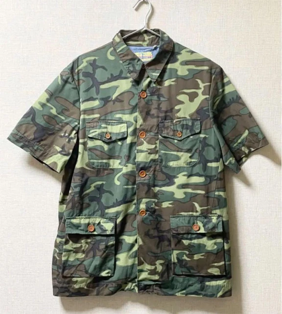 MISTER FREEDOM x SUGAR CANE Continental Shirt Toyo/MFSC SizeL Camouflage