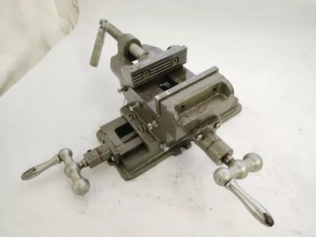 2 way 75mm compound cross sliding vice - for milling or drilling