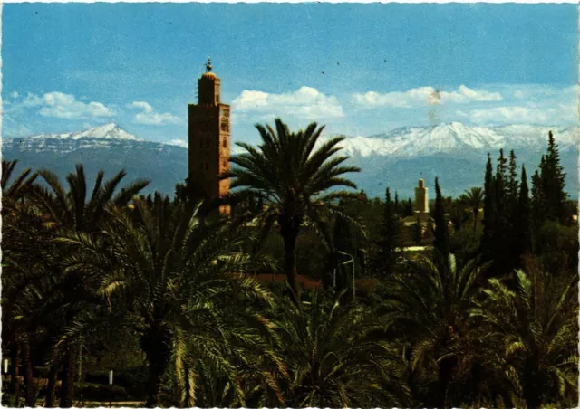 CPM Marrakech- Koutoubia avec Atlas MAROC (880584)