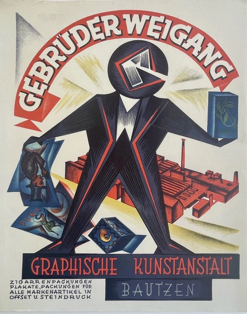 Gebrüder Weigang Bautzen Graphische Kunstanstalt Bautzen Original Farblitho 1923