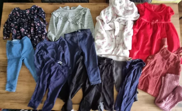 Pacchetto vestiti per bambine T3 età 9-12 mesi inverno caldo e accogliente