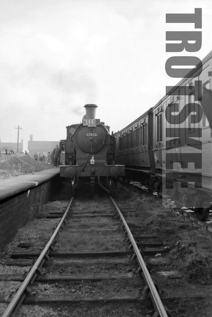 LARGER NEGATIVE BR British Railways Steam Loco Class C13 67436 1953