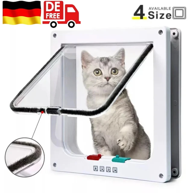 KATZENKLAPPE HUNDEKLAPPE MIT Tunnel PetSafe Haustiertür Katzentür Cat