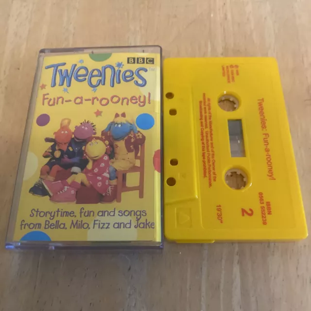 BBC TWEENIES FUN-A-ROONEY Audio Cassette 1999 Rare Kids Children’s Tape ...