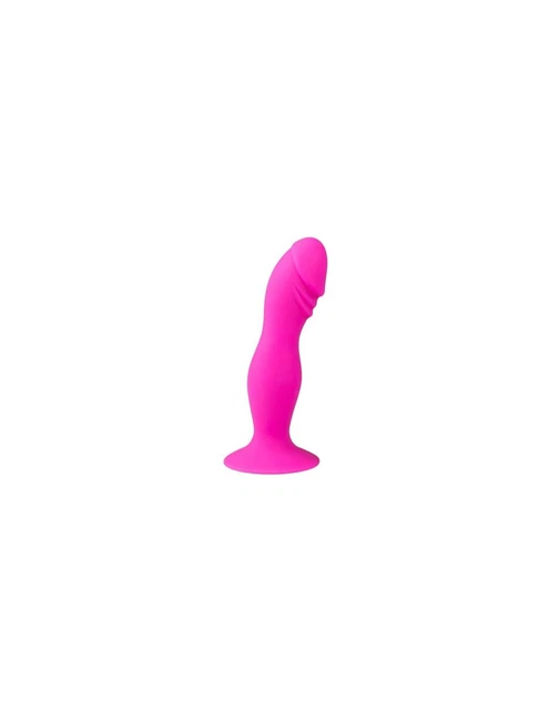 Plug Anal Silicona con Ventosa Rosa