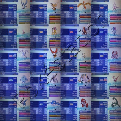 80 Legendary Shiny Pokemon Personnalise Parfait Battle Ready Modifier Evenement Ultra Sun Moon Eur 404 12 Picclick Fr