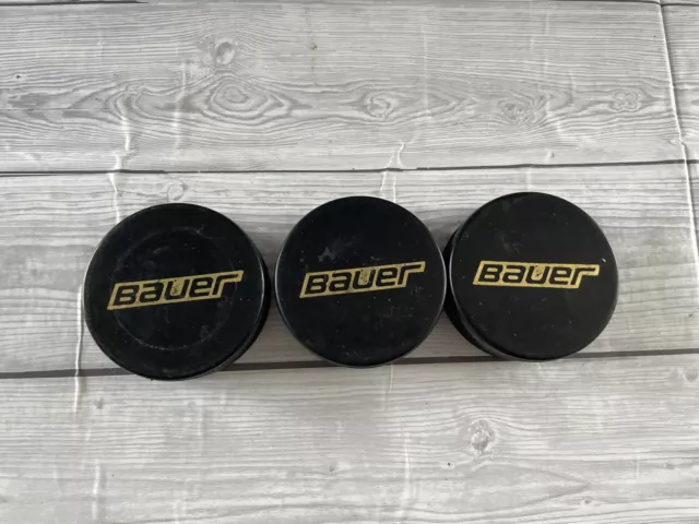 Bauer Vegum Ice Hockey NHL Pucks  Inline Hockey Practice Training Roller Street