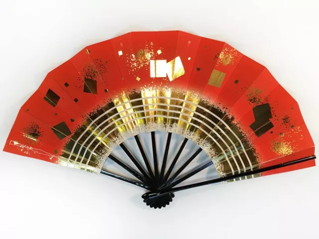 VTG Japanese Geisha Odori ‘Maiogi' Folding Dance Fan from Kyoto: Design J68