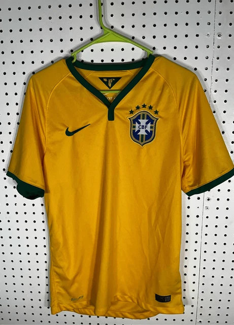 Nike Brazil home soccer jersey