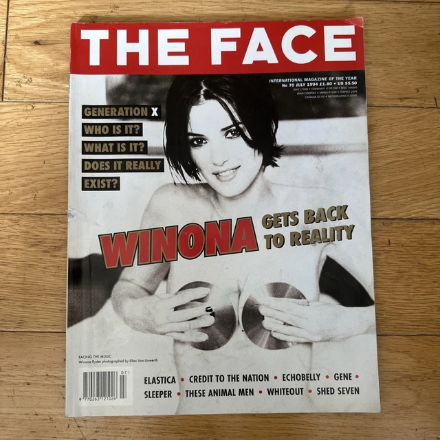 THE FACE MAGAZINE | July 94 | Winona Ryder | Elastica, Sleeper