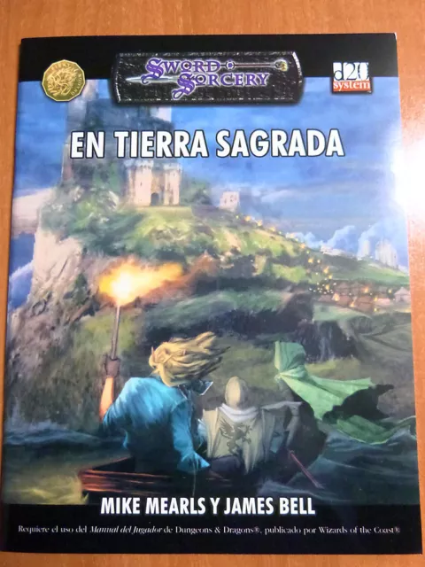 Libro Rol,Sword Sorcery,En Tierra Sagrada,La Factoria 2002