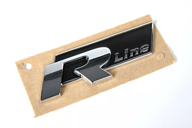 Genuine VW CC Passat Touareg Beetle Golf 2009- R Line Side Badge Emblem