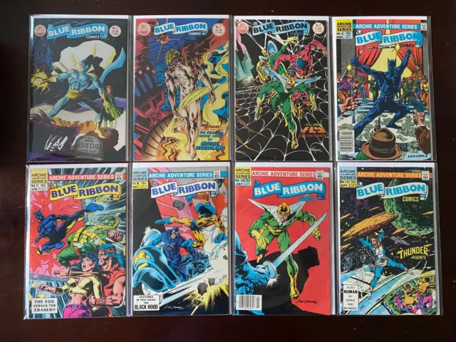 Blue Ribbon Comics lot 9 different from #2-13 8.0 VF (1983-84 Archie)