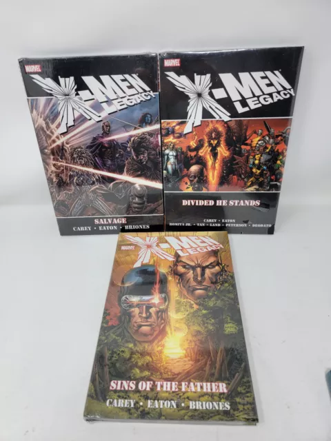 X-Men Legacy 3 Book Lot By Carey ~ Marvel Hardcover New *3 Book Lot*