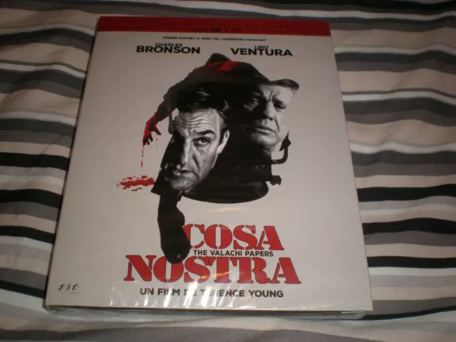 cosa nostra charles branson & lino ventura combo blu-ray + dvd neuf sous blister