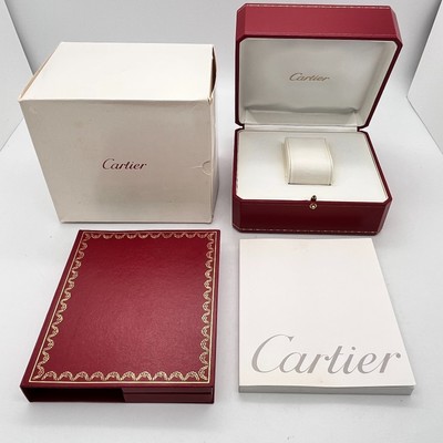 Cartier Cartier Véritable Montre Étui Pochette Voyage Lien Couleur Rouge B0716004 