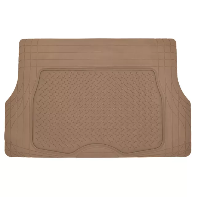 Waterproof & BPA Free Premium Beige Odorless Medium Cargo Tray Trunk Mat Liner