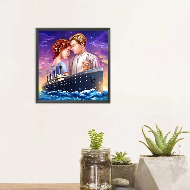 PAINT BY NUMBERS Kit DIY Titanic Hand Oil Art Picture Craft Home Decor