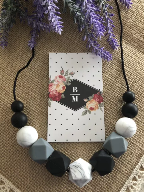 Silicone Necklace for Mum Nursing Beads Aus Gift Present BPA free Toxic Free