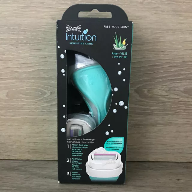 Wilkinson Sword Intuition Sensitive Care Vert Blanc