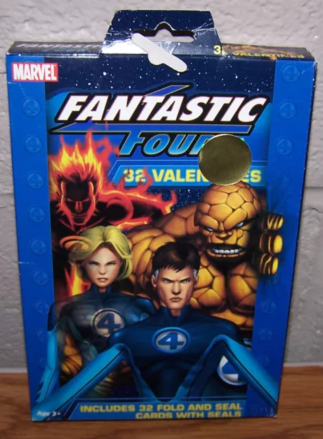 Valentines Day Cards (Box of 32) Marvel Fantastic Four