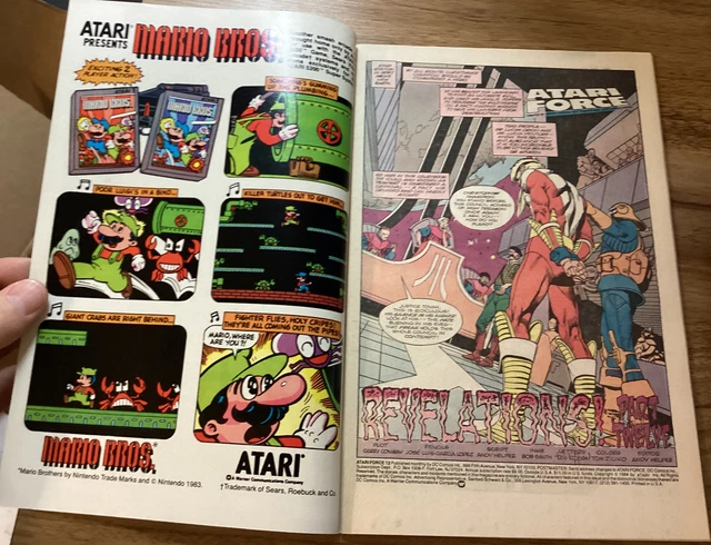 Atari 2600 Atari Force # 1 DC Comics Mini Comic Book Vintage 1982 And 8 12 16 10