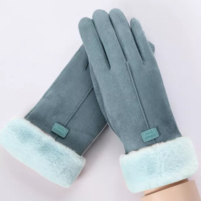 Winter for Fingers Gloves Warm Fleece Lined Texting Thermal Mittens