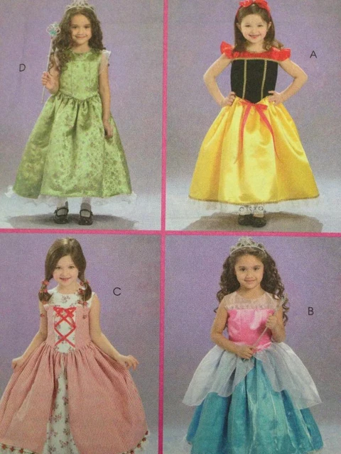 MCCALLS SEWING PATTERN 5153 Girls Childs Snow White Princess Costumes ...