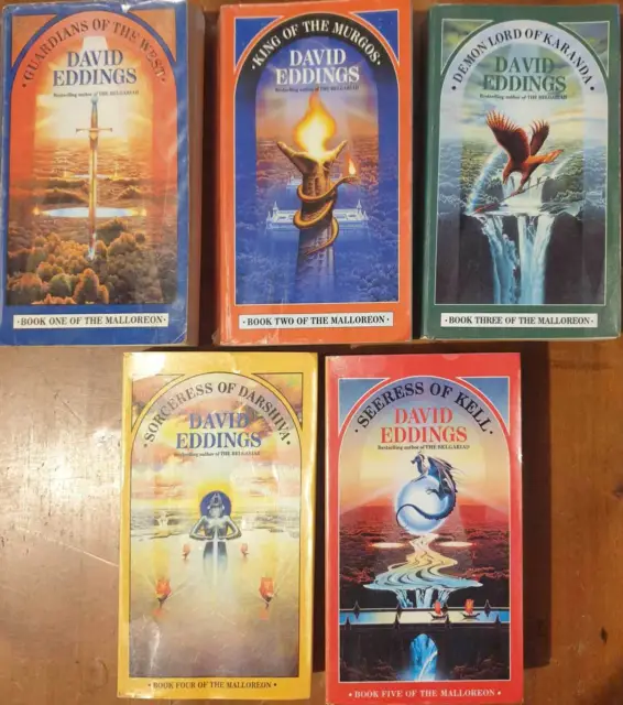 The Malloreon - Complete Set by David Eddings SC 5 Books! GC